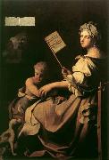 Giovanni Domenico Cerrini Allegory of Human Fragility USA oil painting artist